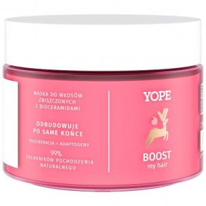 Yope, Boost Maska do włosów zniszczonych z bioceramidami, 250 ml