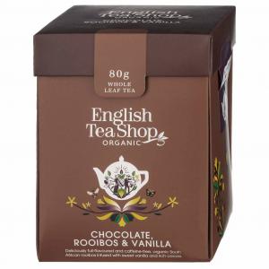 Herbata sypana czekolada, rooibos, wanilia BIO 80 g English Tea Shop