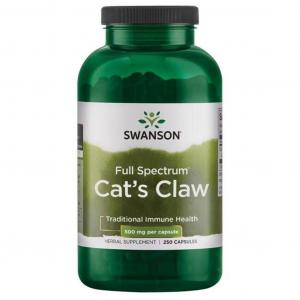 Swanson Koci Pazur (Cat's Claw) 500 mg - 250 kapsułek