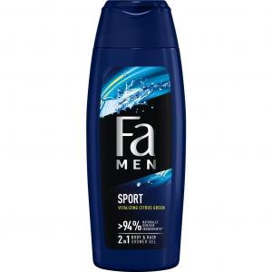 Men Sport żel pod prysznic 2w1 o zapachu zielonych cytrusów 250ml