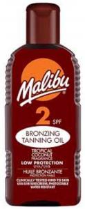(DE) Malibu Bronzing Olejek do opalania SPF2, 200ml (PRODUKT Z NIEMIEC)