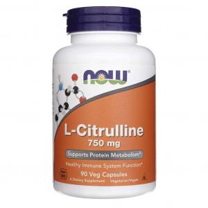LCitrulline LCytrulina 750 mg 90 kapsułek NOW FOODS