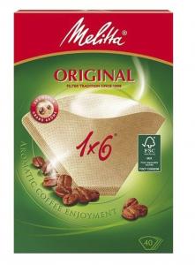 (DE) Melitta, Worki z filtrem do kawy, 40 sztuk (PRODUKT Z NIEMIEC)