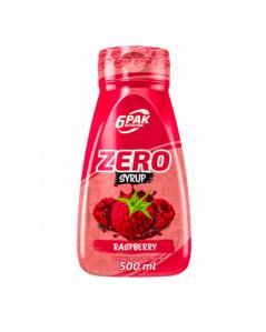 6PAK Syrop Zero 500 ml o smaku malinowym