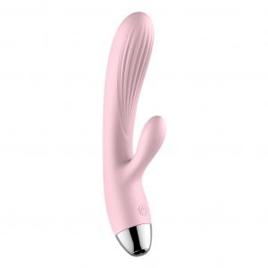 Wibrator-Boss Series-Silicone Vibrator Pink USB 10 Function / Heating