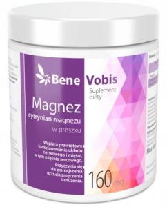 Bene Vobis Magnez (cytrynian magnezu) w proszu 500g