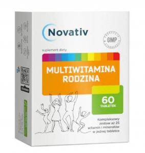 Novativ Multiwitamina Rodzina, 60 tabletek