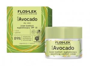 Flos-Lek Rich Avocado Krem-komfort wygładzający SPF 15 na dzień, 50 ml