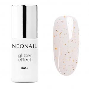 NeoNail Glitter Effect Baza hybrydowa Nude Sparkle, 7.2ml