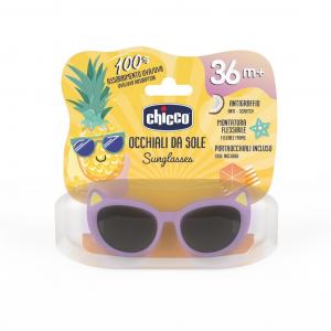 Okulary przeciwsłoneczne z filtrem UV dla dzieci 36m+ Fioletowe