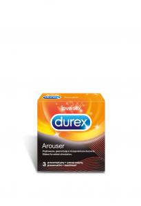 Durex prezerwatywy Arouser prążkowane - 3 sztuki