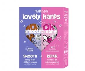 Flos-Lek Lovely Hands Naprawcza kuracja do rąk Peeling 50g + Maska 50 ml
