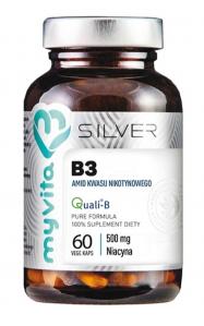 MyVita Silver, Witamina B3, amid kwasu nikotynowego, 60 kapsułek