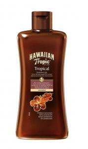 (DE) Hawaiian Tropic, Olejek brązujący, dark, 200ml (PRODUKT Z NIEMIEC)