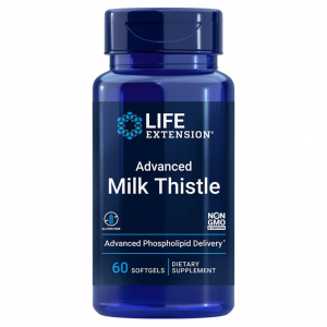 Advanced Milk Thistle Ostropest Plamisty 60 kapsułek Life Extension