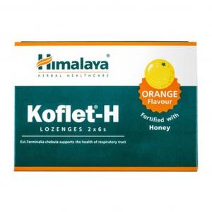 Himalaya Koflet-H smak cytrynowy 12 pastylek do ssania