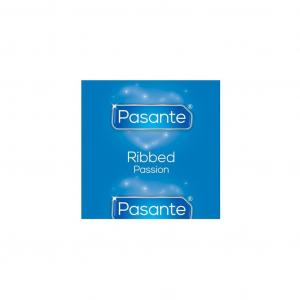 Prezerwatywy z wypustkami Pasante Ribbed 144 sztuki