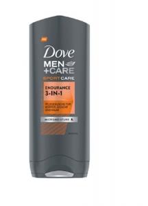 (DE) Dove Men, Sport 3in1, Żel pod prysznic, 250ml (PRODUKT Z NIEMIEC)