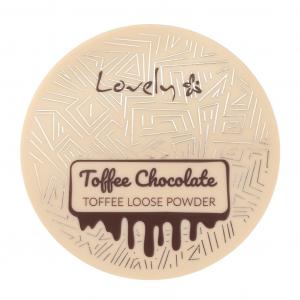 Toffe Chocolate Loose Powder czekoladowy matowy puder brązujący do twarzy i ciała z ekstraktem z nasion kakao 8g
