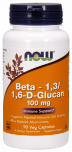 Now Foods Beta 1,3 / 1,6-D-Glukan 100 mg - 90 kapsułek