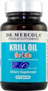 Dr. Mercola Kids Krill Oil (Olej z Kryla dla Dzieci) 60 kapsułek