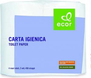 Papier toaletowy 4 rolki Ecor
