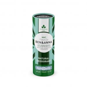 Natural Soda Deodorant naturalny dezodorant na bazie sody sztyft kartonowy Mint 40g