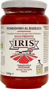 Sos pomidorowy z bazylią BIO 340 g Iris