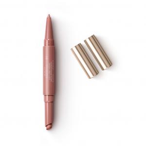 Beauty Essentials 2-In-1 Long Lasting Matte Lipstick & Pencil matowa pomadka i kredka o trwałości do 8h 01 Delicate Rose 0.9g