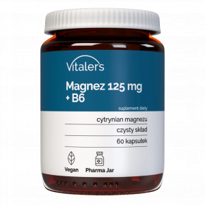 Vitaler's Magnez 125 mg + Witamina B6 - 60 kapsułek