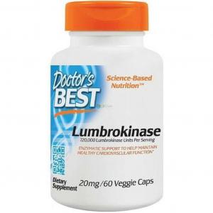 Lumbrokinase Lumbrokinaza 20 mg 60 kapsułek Doctor's Best