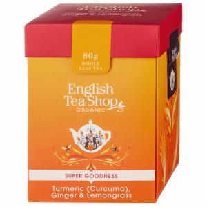 Herbata sypana z imbirem , kurkumą i trawą cytrynową BIO 80 g English Tea Shop