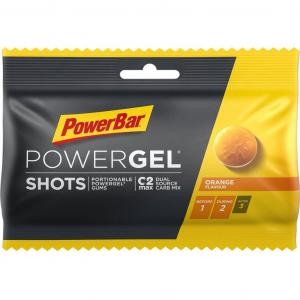 PowerBar Żelki energetyczne PowerGel Shots, pomarańcza - 60 g