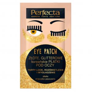 Eye Patch złote glitterowe koreańskie płatki pod oczy 2szt.