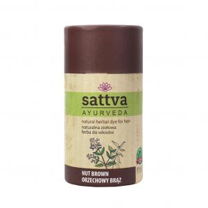 Natural Herbal Dye for Hair naturalna ziołowa farba do włosów Nut Brown 150g