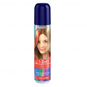 1-Day Color koloryzujący spray do włosów Czerwona Iskra 50ml