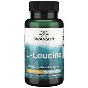 SWANSON AjiPure L-Leucyna 500mg 60 kapsułek- suplement diety