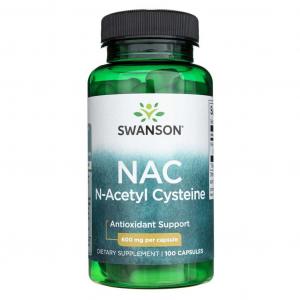 Swanson NAC (N-acetylocysteina) 600 mg - 100 kapsułek