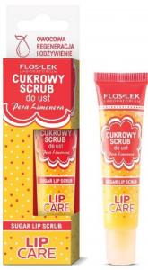 Flos-Lek Lip Care Cukrowy scrub do ust Pera Limonera 14g