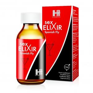 Sex Elixir Hiszpańska Mucha Afrodyzjak dla kobiet i mężczyzn par 15 ml : Ilość w zestawie - 1 opakowanie
