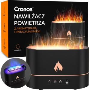 Nawilżacz powietrza z aromaterapią (dyfuzor zapachowy) Cronos® HX-853 Czarny