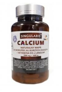 Singularis, Calcium Naturalny wapń ze skorupek jaj kurzych, 60 kapsułek