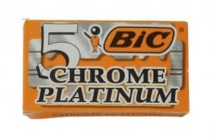 (DE) Bic Chrome Platinum 5 Ostrza do golenia, 5 sztuk (PRODUKT Z NIEMIEC)
