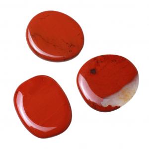 Kamienie szlachetne - Jaspis czerwony polerowany płaski