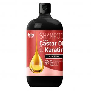 Szampon z czarnym olejem rycynowym i keratyną do wszystkich rodzajów włosów 946ml