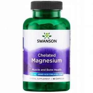SWANSON Albion CHELAT MAGNEZU Magnez Chelatowany Diglicynian 133 mg 90 kapsułek