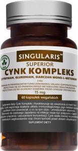Singularis Superior, Cynk Kompleks 15mg, 60 kapsułek