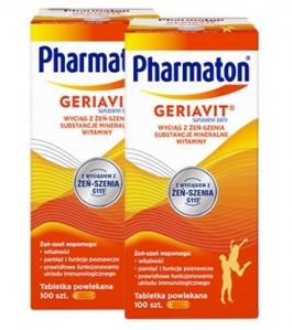 2x Pharmaton Geriavit, 100 tabletek