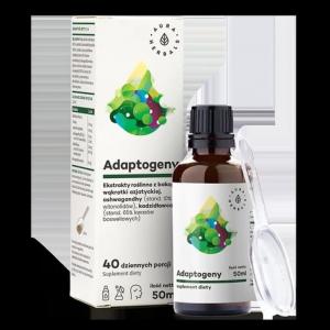 Aura Herbals Adaptogeny - 100% naturalne ekstrakty roślinne - 50 ml