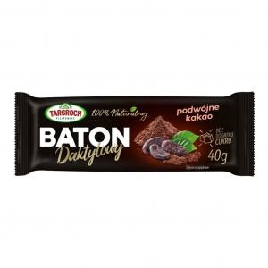 Baton daktylowy podwójne kakao 40 g Targroch